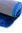 Hochflor Shaggy Teppich Gentle Luxus Blau Ultramarin