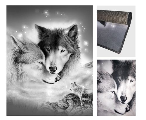 Fabelia - Modern Design Teppich Wolf Dream